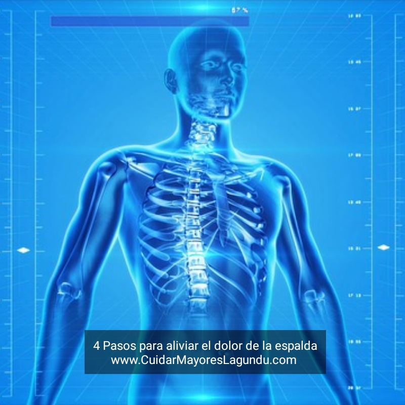 4 Pasos para aliviar el dolor de espalda