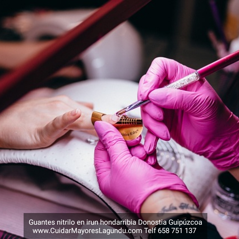 Guantes de nitrilo en irun hondarribia donostia guipuzcoa
