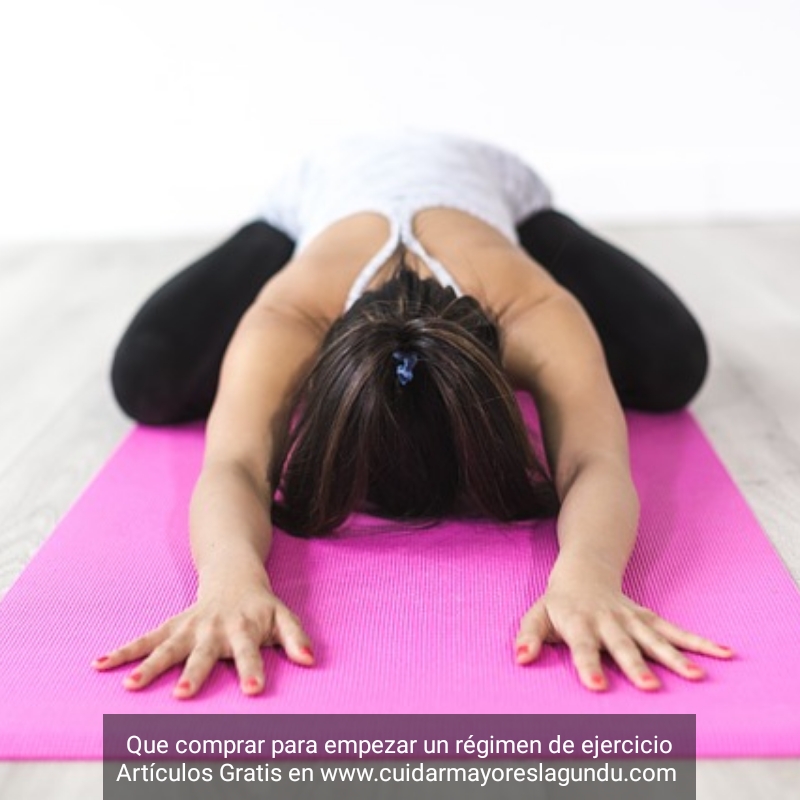 Que comprar para empezar un regimen de ejercicios
